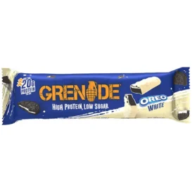 White Oreo Protein Bar
